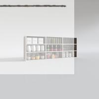 Kenzlife hazır mutfak orela crd 060*150*22 mutfak banyo dolabı kapaksız raflı
