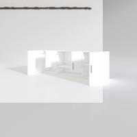Kenzlife hazır mutfak packey byz 060*180*22 mutfak banyo dolabı kapaklı raflı