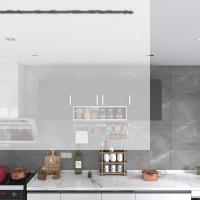 Kenzlife hazır mutfak packey gri 060*180*22 mutfak banyo dolabı kapaklı raflı