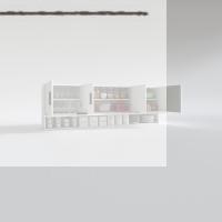 Kenzlife hazır mutfak perenna byz 060*180*22 mutfak banyo dolabı kapaklı raflı