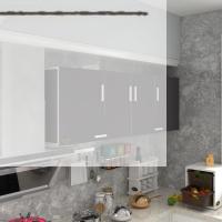 Kenzlife hazır mutfak perenna gri 060*180*22 mutfak banyo dolabı kapaklı raflı