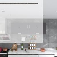 Kenzlife hazır mutfak perenna gri 060*180*22 mutfak banyo dolabı kapaklı raflı