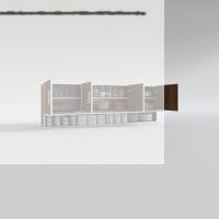 Kenzlife hazır mutfak perenna cvz 060*180*22 mutfak banyo dolabı kapaklı raflı