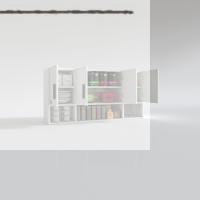 Kenzlife hazır mutfak severus byz 060*120*22 mutfak banyo dolabı kapaklı raflı