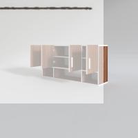 Kenzlife hazır mutfak severus cvz 060*120*22 mutfak banyo dolabı kapaklı raflı
