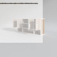 Kenzlife hazır mutfak severus crd 060*120*22 mutfak banyo dolabı kapaklı raflı