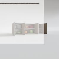 Kenzlife hazır mutfak silvanus crd 060*180*22 mutfak banyo dolabı kapaklı raflı