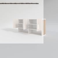Kenzlife hazır mutfak vesper crd 060*120*22 mutfak banyo dolabı kapaklı raflı