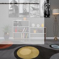 Kenzlife kitaplık süper ga 150*80*19 cvz 5 katlı tek bölme çift bölme opsiyonlu ofis mutfak banyo dolabı arkalıksız
