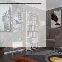 Kenzlife kitaplık süper ga 180*80*19 crd 6 katlı tek bölme çift bölme opsiyonlu ofis mutfak banyo dolabı arkalıksız