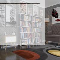 Kenzlife kitaplık süper ga 150*160*19 gri 5 katlı 2 bölme çift bölme opsiyonlu ofis mutfak banyo dolabı arkalıksız