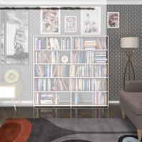 Kenzlife kitaplık süper ga 150*160*19 cvz 5 katlı 2 bölme çift bölme opsiyonlu ofis mutfak banyo dolabı arkalıksız