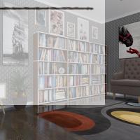 Kenzlife kitaplık süper ga 150*240*19 cvz 5 katlı 3 bölme çift bölme opsiyonlu ofis mutfak banyo dolabı arkalıksız
