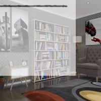 Kenzlife kitaplık süper ga 180*160*19 crd 6 katlı 2 bölme çift bölme opsiyonlu ofis mutfak banyo dolabı arkalıksız