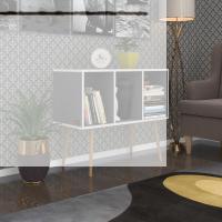 Kenzlife komodin adberilgen gri 74*90*39 ahşap ayaklı komidin kitaplık