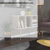 Kenzlife komodin adberilgen crd 74*90*39 ahşap ayaklı komidin kitaplık