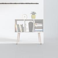 Kenzlife komodin adberilgen crd 74*90*39 ahşap ayaklı komidin kitaplık