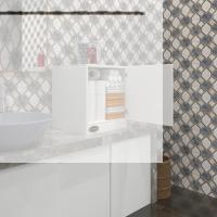 Kenzlife kapaklı mutfak dolabı melek39 byz 039x039x39 banyo ofis komodin (m)