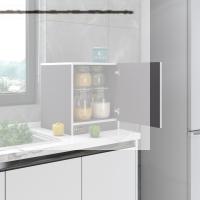 Kenzlife kapaklı mutfak dolabı melek39 gri 039x039x39 banyo ofis komodin (m)