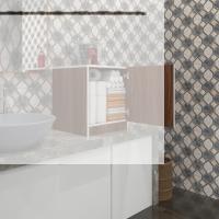 Kenzlife kapaklı mutfak dolabı melek39 cvz 039x039x39 banyo ofis komodin (m)