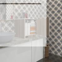 Kenzlife kapaklı mutfak dolabı melek39 crd 039x039x39 banyo ofis komodin (m)