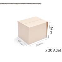 Kenzlife karton koli 70(G)*50(Y)*60(D) boş 20 adet