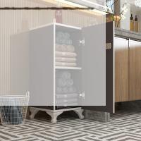 Kenzlife kilitli dolap rana39 gri 68*39*39 banyo dolabı hazır mutfak ofis kiler kitaplık evrak ayaklı