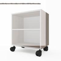 Kenzlife kitaplık beril 048*060*020 crd tekerlekli mutfak dolabı banyo ofis ayakkabılık kiler