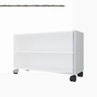 Kenzlife kitaplık beril 048*090*020 byz tekerlekli mutfak dolabı banyo ofis ayakkabılık kiler