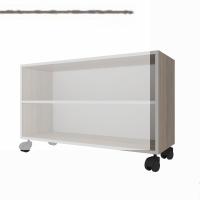 Kenzlife kitaplık beril 048*090*020 crd tekerlekli mutfak dolabı banyo ofis ayakkabılık kiler