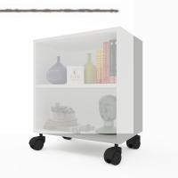 Kenzlife kitaplık beril 068*040*020 byz tekerlekli mutfak dolabı banyo ofis ayakkabılık kiler