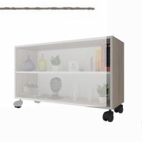 Kenzlife kitaplık beril 068*090*020 crd tekerlekli mutfak dolabı banyo ofis ayakkabılık kiler