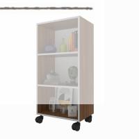 Kenzlife kitaplık beril 108*030*020 cvz tekerlekli mutfak dolabı banyo ofis ayakkabılık kiler