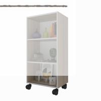 Kenzlife kitaplık beril 108*040*020 crd tekerlekli mutfak dolabı banyo ofis ayakkabılık kiler