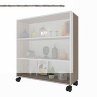 Kenzlife kitaplık beril 108*090*020 crd tekerlekli mutfak dolabı banyo ofis ayakkabılık kiler