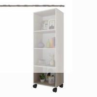 Kenzlife kitaplık beril 148*030*020 crd tekerlekli mutfak dolabı banyo ofis ayakkabılık kiler