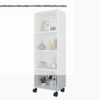 Kenzlife kitaplık beril 148*060*020 byz tekerlekli mutfak dolabı banyo ofis ayakkabılık kiler