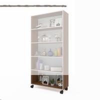 Kenzlife kitaplık beril 168*090*020 cvz tekerlekli mutfak dolabı banyo ofis ayakkabılık kiler