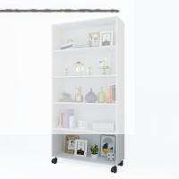 Kenzlife kitaplık beril 188*090*020 byz tekerlekli mutfak dolabı banyo ofis ayakkabılık kiler