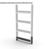 Kenzlife kitaplık fernur 120*060*10 gri duvar rafı