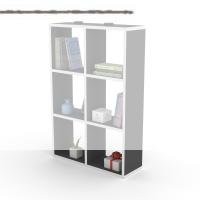 Kenzlife kitaplık güher 090*060*20 gri duvar rafı