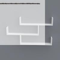 Kenzlife kitaplık gülin 055*080*20 byz duvar rafı