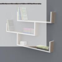 Kenzlife kitaplık gülin 055*080*20 crd duvar rafı