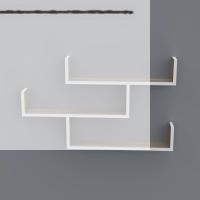 Kenzlife kitaplık gülin 055*080*20 crd duvar rafı