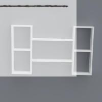 Kenzlife kitaplık gülsu 060*100*20 byz duvar rafı