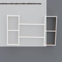 Kenzlife kitaplık gülsu 060*100*20 crd duvar rafı