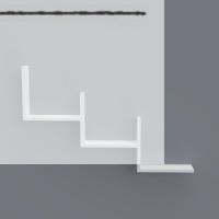 Kenzlife kitaplık günan 060*090*20 byz duvar rafı