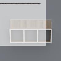 Kenzlife kitaplık hayal 030*060*20 crd duvar rafı