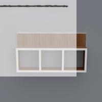 Kenzlife kitaplık hayal 030*060*20 cvz duvar rafı