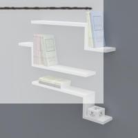 Kenzlife kitaplık mediha 015*060*20*3 byz duvar rafı